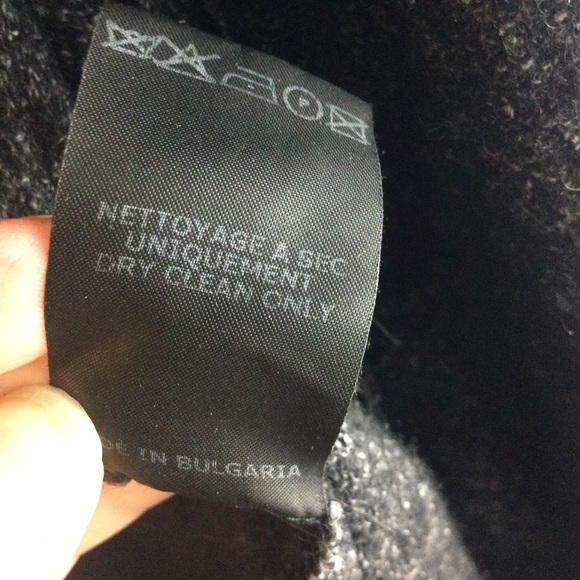 Isabel Marant Etoile Virgin Wool Open Shawl Collar Oversized Gray Cardigan Sz 38 - Picture 12 of 13